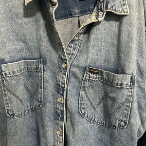 Wrangler Denim Button-Up Shirt